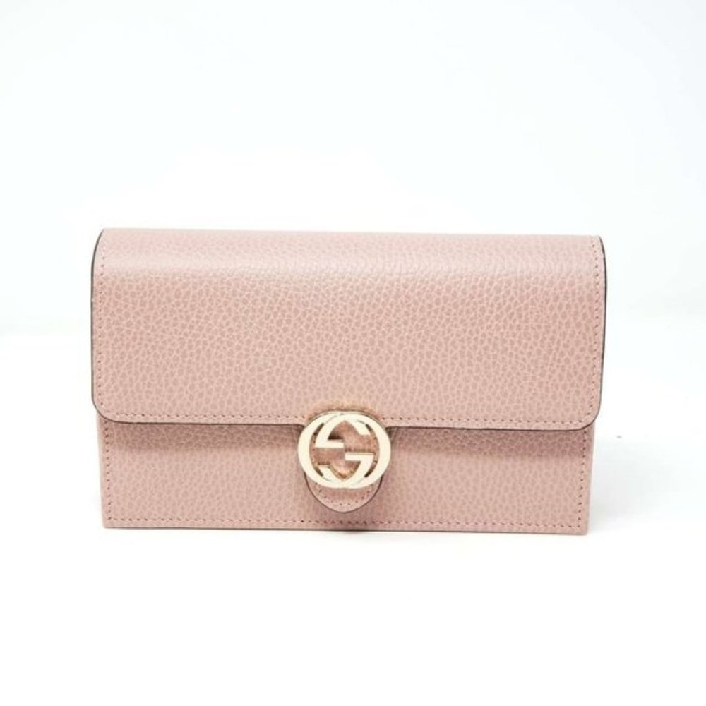 Gucci Interlocking Wallet on Chain Crossbody Bag - Picture 2 of 12